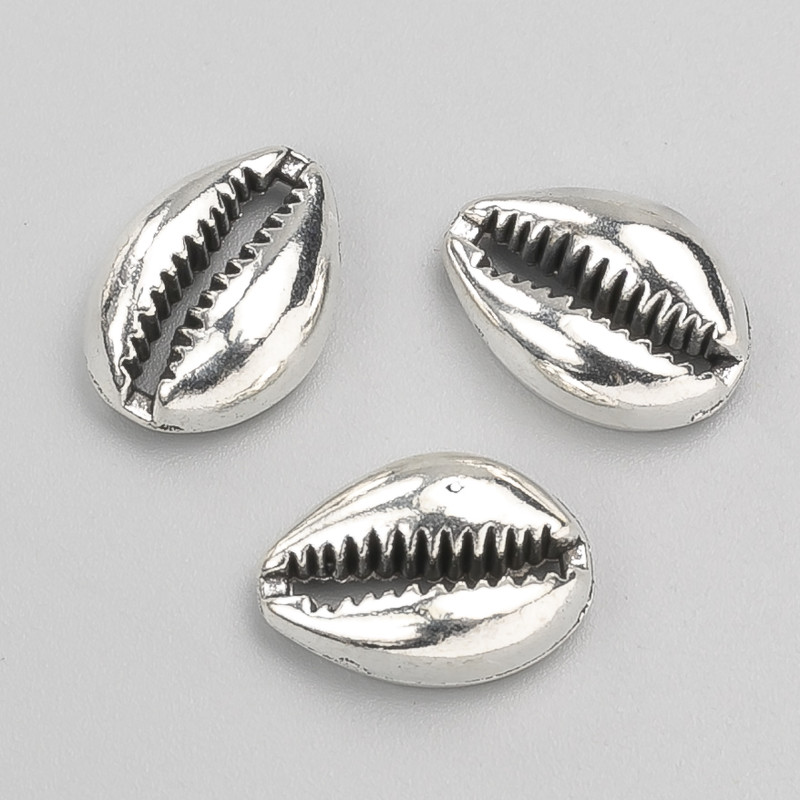 Pendant findings without hole - Shell 17×12×5 mm, packaging 10 pcs ±